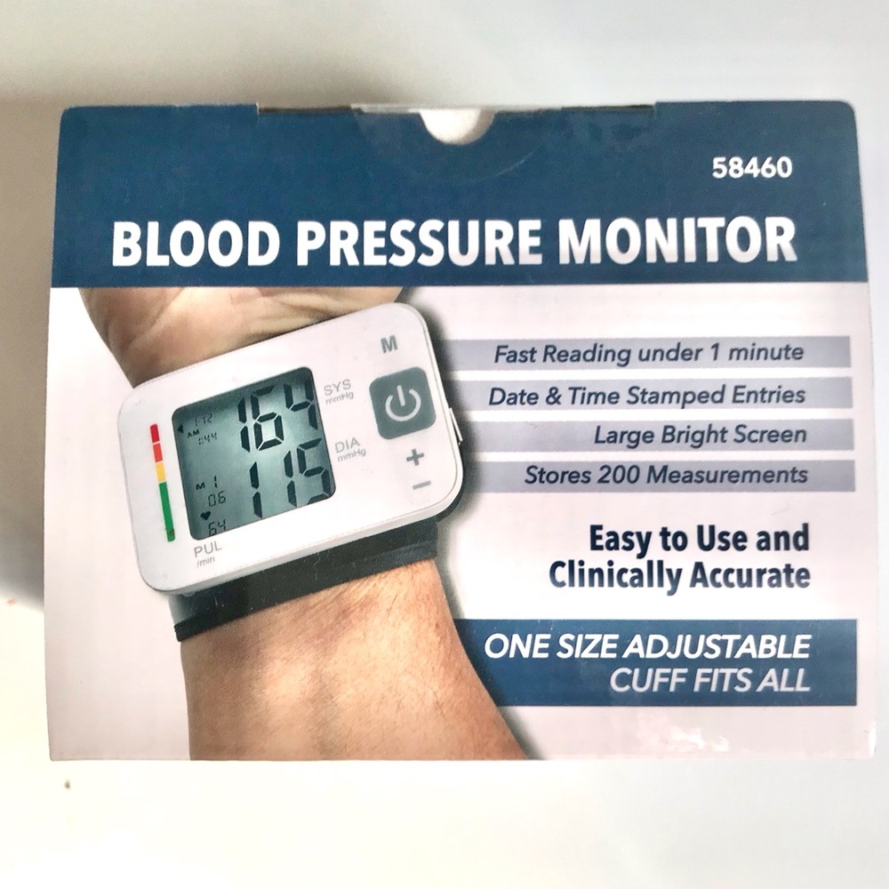 Blood Pressure Monitor Wrist Cuff Digital - Pulse Rate New in Box - Picture 6 of 7